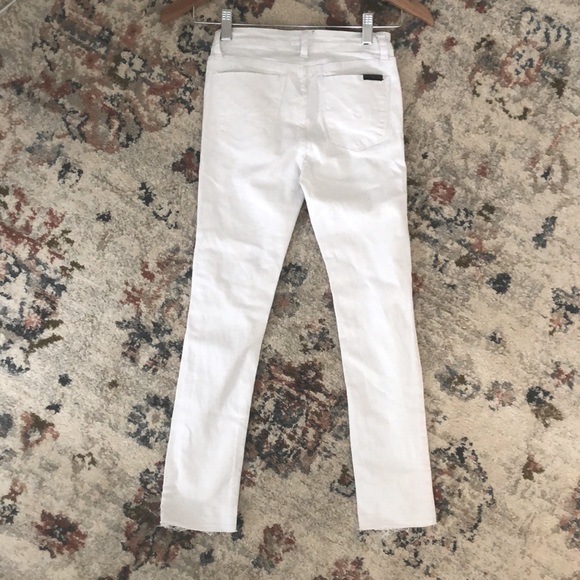 Hudson Kids , White Abyss Ankle Crop Skinny , Distressed Jeans  Kids size 14 - Picture 4 of 12